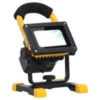 VidaXL Spotlight met handvat oplaadbaar led 30 w koudwit
