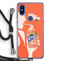 Peach please!: Xiaomi Mi Mix 3 Transparant Hoesje met koord