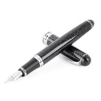 X750 briefpapier RVS Vulpen middellange NIB inkt pennen school Oiifice gift NIB grootte: 0.5 mm (fluorescerende zwart)