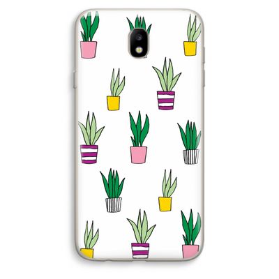 Sanseveria: Samsung Galaxy J7 (2017) Transparant Hoesje