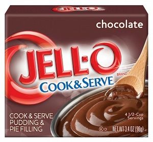 Jell-O Jell-O - Cook & Serve Dessert Mix Chocolate 96 Gram