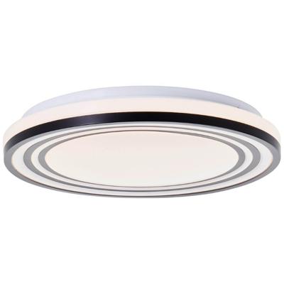 Brilliant Zwart witte plafondlampKobana Ø 34cm - G80567A76