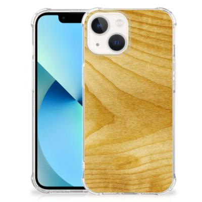 iPhone 13 mini Stevig Telefoonhoesje Licht Hout iPhone 13 mini Stevig Telefoonhoesje Licht Hout