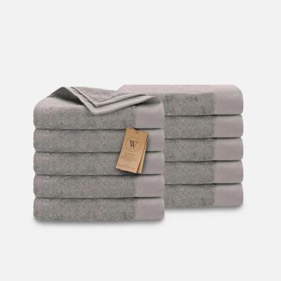 Walra Remade Cotton Handdoeken 60 x 110 cm - 550 gr/m² - Taupe - 10 stuks