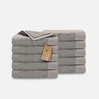 Walra Remade Cotton Handdoeken 60 x 110 cm - 550 gr/m² - Taupe - 10 stuks