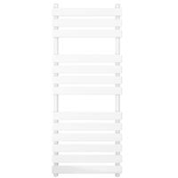 Handdoekradiator BelradFlora | 130x50 cm | Links-Rechts aansluiting | 615 watt | Wit