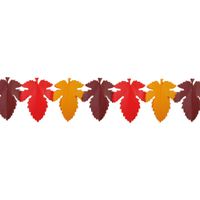 Slinger met bruine herfst bladeren - thumbnail