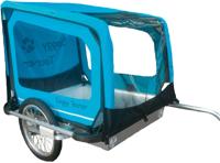 DoggyTourer fiets-hondenkar "doggy tourer l" dog trailer kids touring "doggy tourer l" blue