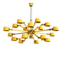 Tonone Bolt Chandelier 18 arms Hanglamp - Geel