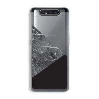 Combinatie marmer: Samsung Galaxy A80 Transparant Hoesje