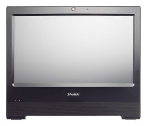 Shuttle All-In-One Barebone X50V9, 15,6" Single-Touch-Screen (resistief), Celeron 7305U, Wifi, IP54, ventilatorloos , 24/7 permanent gebruik