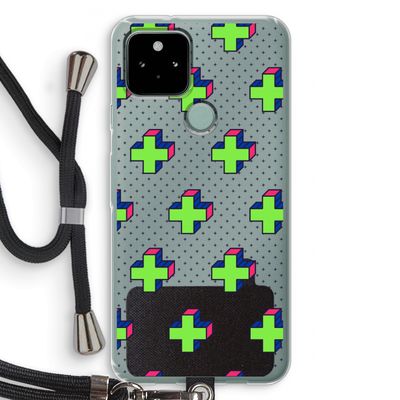 8-bit N°10: Pixel 5 Transparant Hoesje met koord