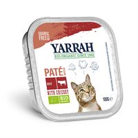 Yarrah - Paté Kat Kuipje met Rund Bio - 16 x 100 g - thumbnail