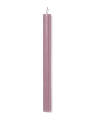 HEMA Huishoudkaars Ø2.2x24cm Reliëf Oudroze (oudroze)