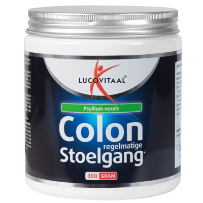 Lucovitaal Voedingssupplementen Colon Regelmatige Stoelgang Poeder Psyllium Vezels 300gr
