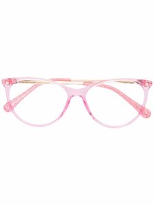 Chiara Ferragni lunettes de vue à monture ronde - Rose