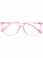 Chiara Ferragni lunettes de vue à monture ronde - Rose