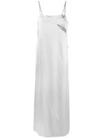 Low Classic robe mi-longue à design sans manches - Argent