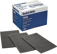 3m 7447 scotch-brite handvel 16x22cm avf rood 20 stuks - thumbnail