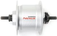 SHIMANO Shim.hub dyn.dhc3003 28h sol.axle 6v/3w sil.e2