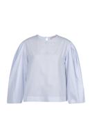 Florence stripe top - light blue/off white - 13583