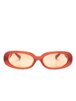 Linda Farrow lunettes de soleil Cara à monture ovale - Orange - thumbnail