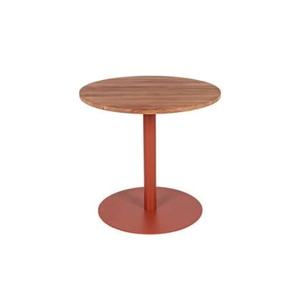 MaximaVida ronde eettafel Java roestbruin 80 cm - zware 49 kg uitvoeri