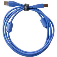 UDG U95001LB audio kabel USB 2.0 A-B recht blauw 1m - thumbnail