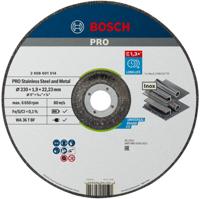 Bosch Accessoires pro stainless steel and metal bonded cutting disc | 230 x 1.9 x 22.23 mm | with depressed centre - 2608601514