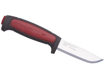Morakniv jachtmes met schede 22,9 cm RVS/rubber zilver/zwart/rood