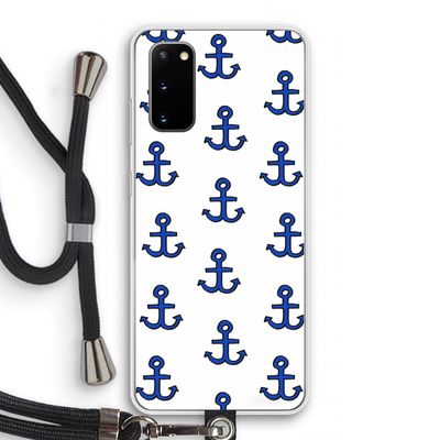 Ankers: Samsung Galaxy S20 Transparant Hoesje met koord