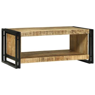 Salontafel Bruin 90 x 50 x 38 cm Massief ruw mangohout