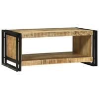 Salontafel Bruin 90 x 50 x 38 cm Massief ruw mangohout