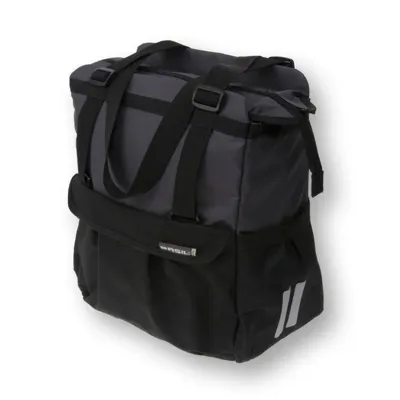 Tas Basil Shopper-Xl Zwart/Anthraciet