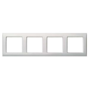 264400  - Frame 4-gang cream white 264400