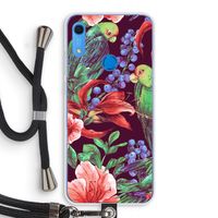 Papegaaien: Huawei Y6s Transparant Hoesje met koord