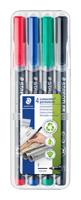 Viltstift staedtler ohp lumo f 318 perm wp4