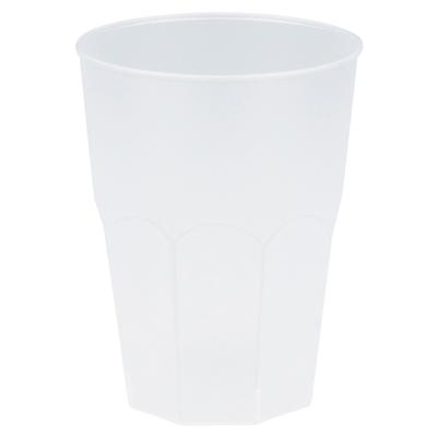 Drinkglazen frosted - transparant - 6x - 300 ml - onbreekbaar kunststof - Feest/cocktailbekers Drinkglazen frosted - transparant - 6x - 300 ml - onbreekbaar kunststof - Feest/cocktailbekers