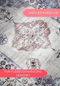 Hanse Home - Freundin Home Collection Asya Shortpile Rug Meridiem Blue Copper - 160x230 cm