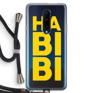 Habibi Majorelle : OnePlus 7 Pro Transparant Hoesje met koord