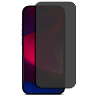 Screenprotector geschikt voor iPhone 15 Pro Max - Privacy - Tempered Glass - Beschermglas - Glas - Privacy screenprotector - thumbnail