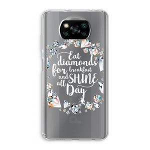 Diamonds: Xiaomi Poco X3 Pro Transparant Hoesje