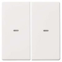 80960329  - Cover plate for switch white 80960329 - thumbnail