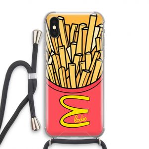 McElodie: iPhone X Transparant Hoesje met koord