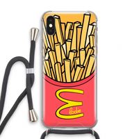 McElodie: iPhone X Transparant Hoesje met koord