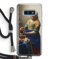 The Milkmaid: Samsung Galaxy S10e Transparant Hoesje met koord