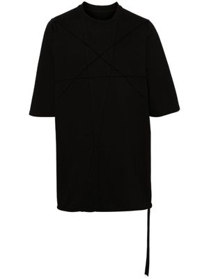 Rick Owens DRKSHDW t-shirt en coton à empiècements - Noir