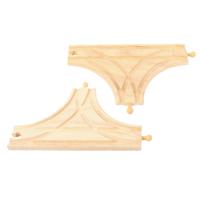 Bigjigs houten rails - t-splitsing, 2st. Bigjigs houten rails - t-splitsing, 2st.