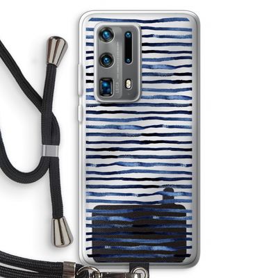 Verrassende lijnen: Huawei P40 Pro Plus Transparant Hoesje met koord