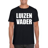 Luizenvader tekst t-shirt zwart heren
